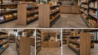 Farm Shop Shelving example photograph