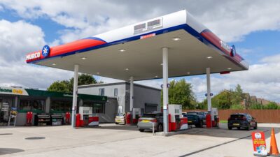 Petrol Station Shelving example photograph