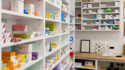 Pharmacy Shelving example photograph