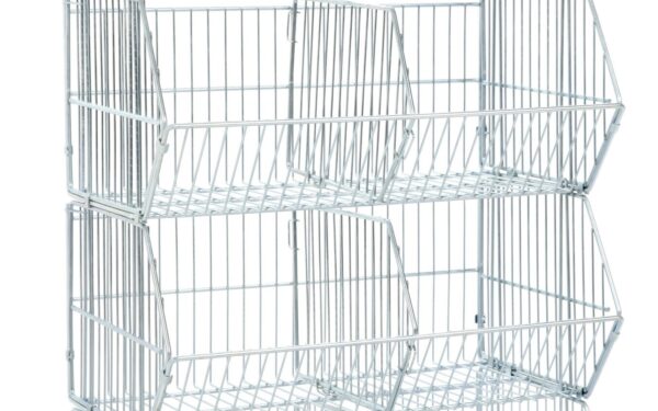 Stacking basket full