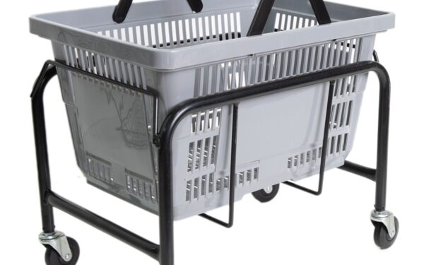 Basket Stacker Black With Basket