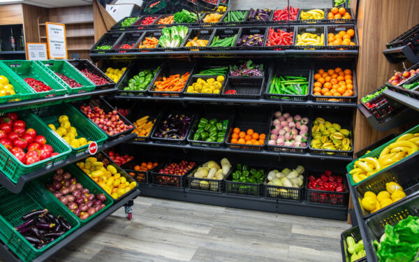 Fruit and vegetable displays