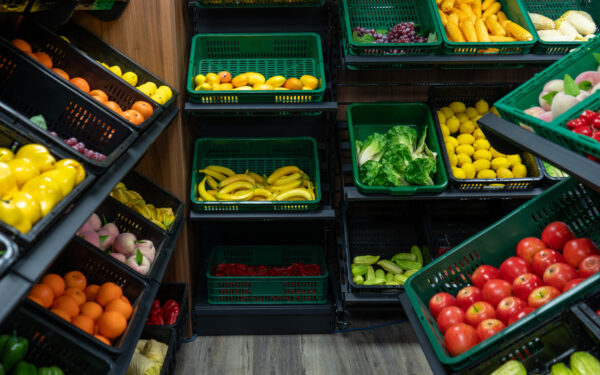 Mobile fruit veg displays