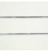 2 x White Slatwall Panels 1200mm High x 1200mm Wide (portrait)