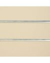 2 x Cream Slatwall Panels 1200mm High x 1200mm Wide (portrait)